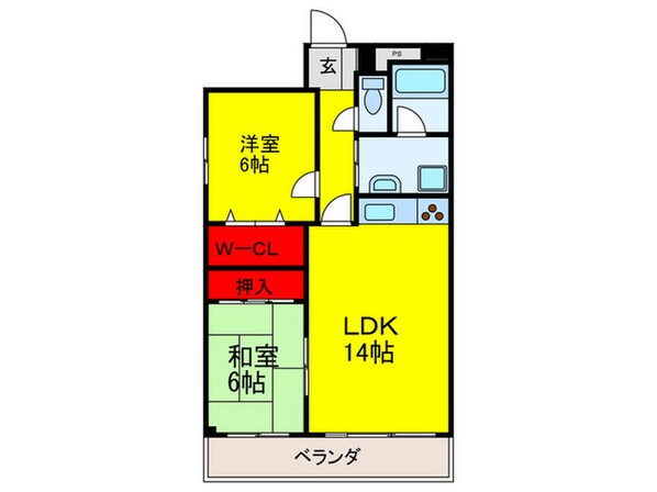 フェアリ－平野の物件間取画像